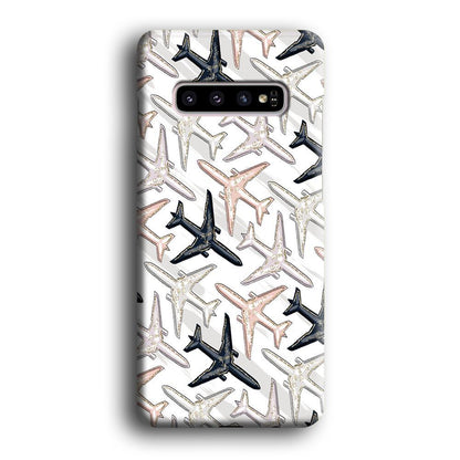 Vacation and Plane Traffic Samsung Galaxy S10 Case-Oxvistore