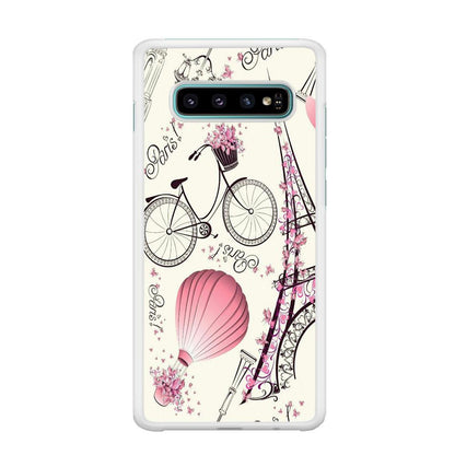 Vacation in Paris Samsung Galaxy S10 Case-Oxvistore