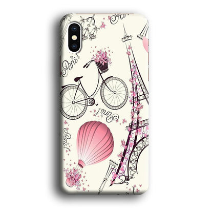 Vacation in Paris iPhone X Case-Oxvistore