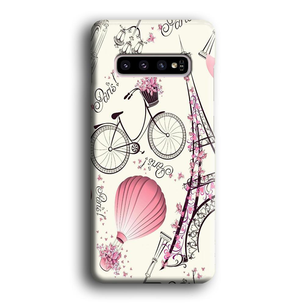 Vacation in Paris Samsung Galaxy S10 Case-Oxvistore