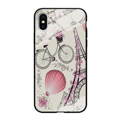 Vacation in Paris iPhone X Case-Oxvistore