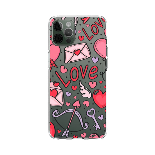 Valentines The Bond of Love Clear Soft Case