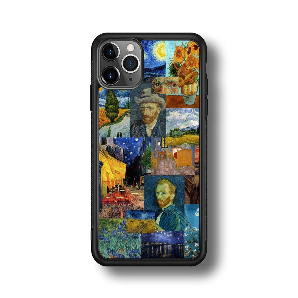 Van Gogh Destiny of Art iPhone 11 Pro Case-Rubber Black (2D Case)-Oxvistore