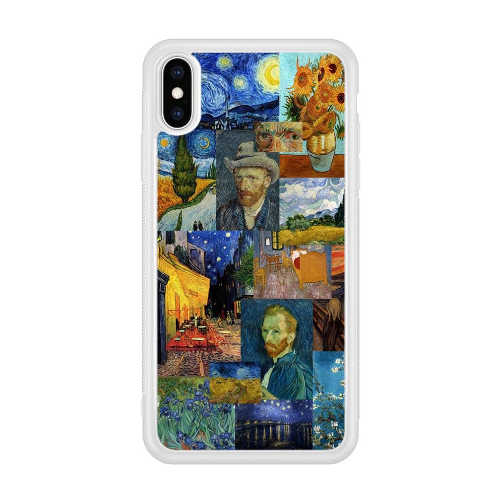 Van Gogh Destiny of Art iPhone X Case-Oxvistore