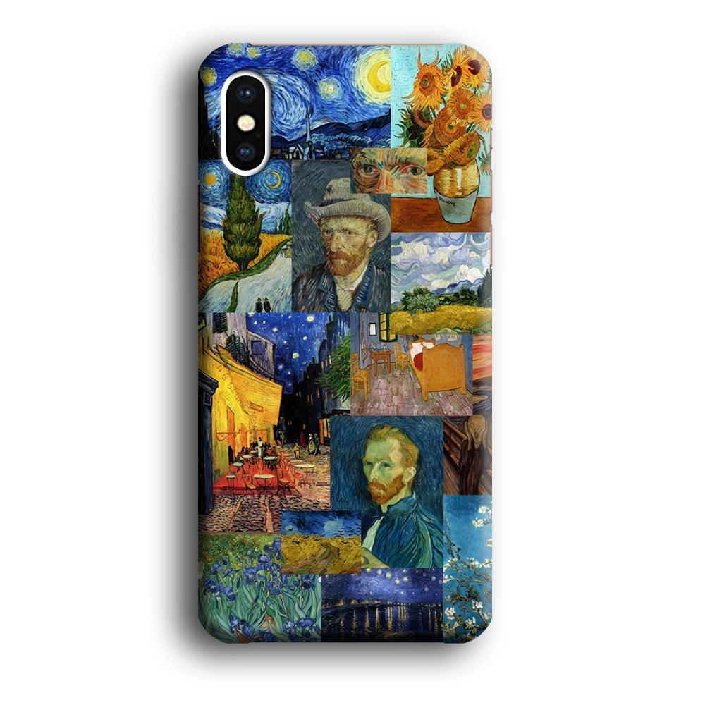 Van Gogh Destiny of Art iPhone X Case-Oxvistore