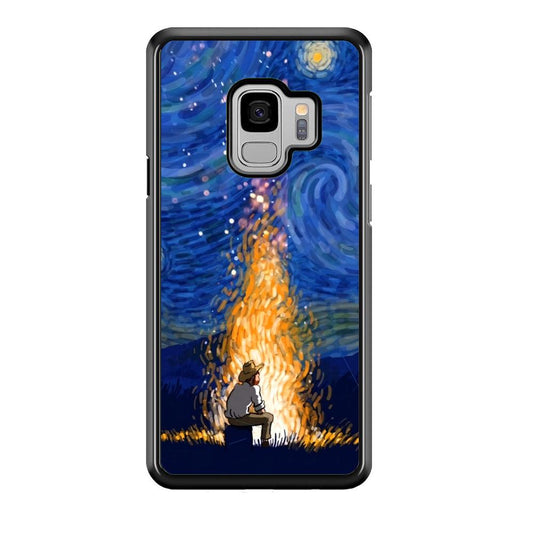 Van Gogh Ideas from Fire Flame Samsung Galaxy S9 Case-Oxvistore