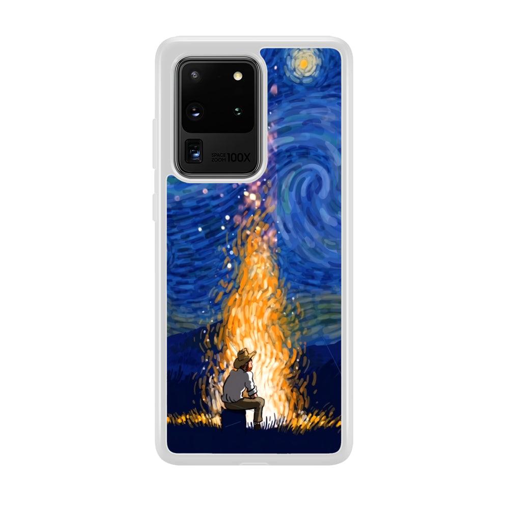 Van Gogh Ideas from Fire Flame Samsung Galaxy S20 Ultra Case-Oxvistore