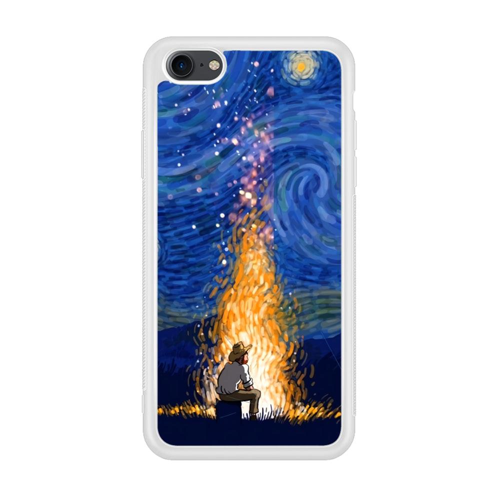 Van Gogh Ideas from Fire Flame iPhone 7 Case-Oxvistore