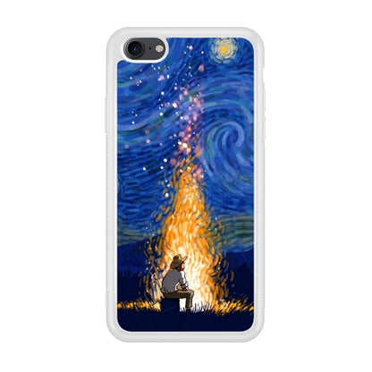 Van Gogh Ideas from Fire Flame iPhone 8 Case-Oxvistore