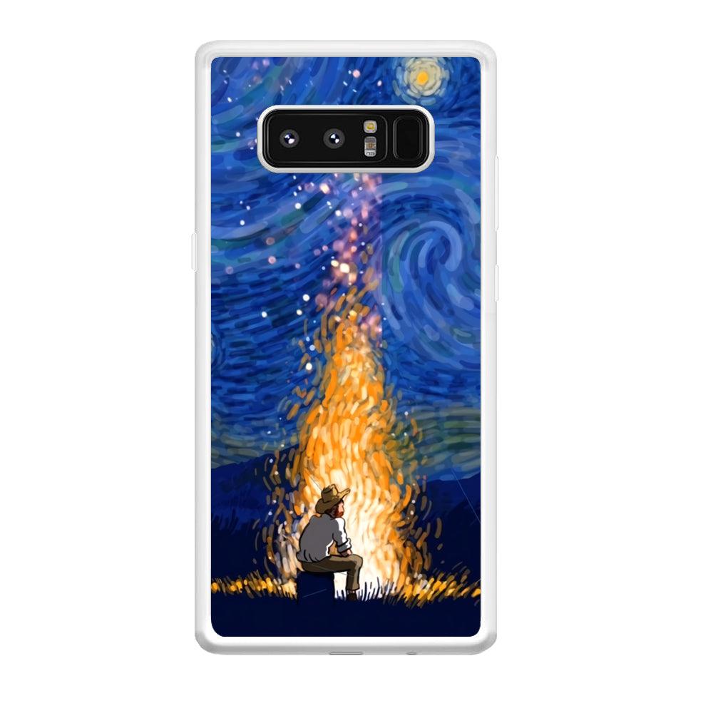 Van Gogh Ideas from Fire Flame Samsung Galaxy Note 8 Case-Oxvistore