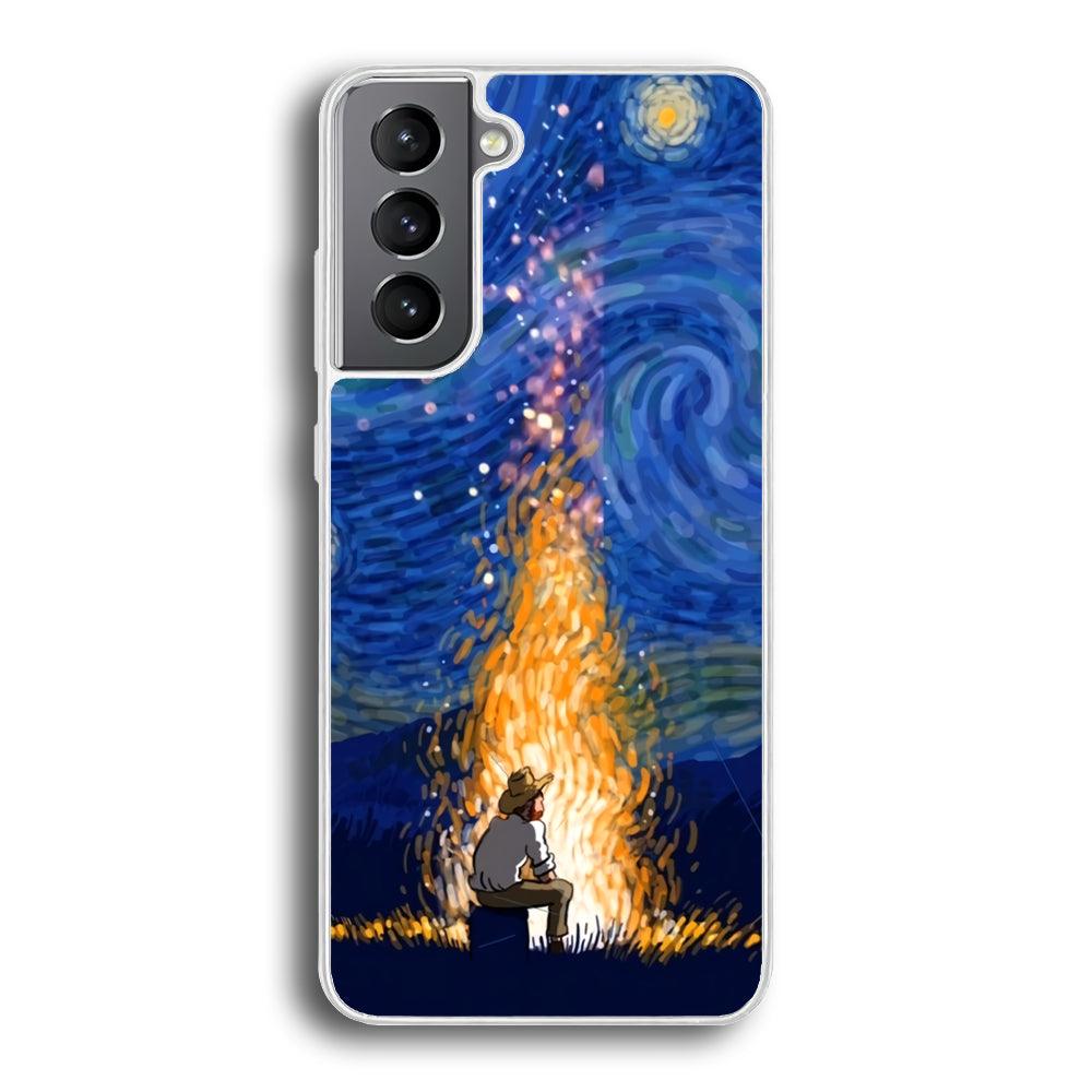 Van Gogh Ideas from Fire Flame Samsung Galaxy S21 Plus Case-Oxvistore