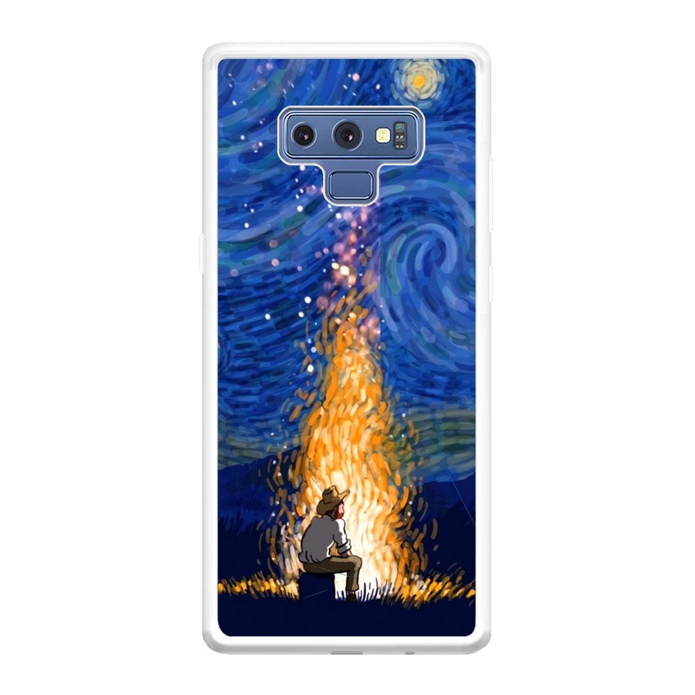 Van Gogh Ideas from Fire Flame Samsung Galaxy Note 9 Case-Oxvistore