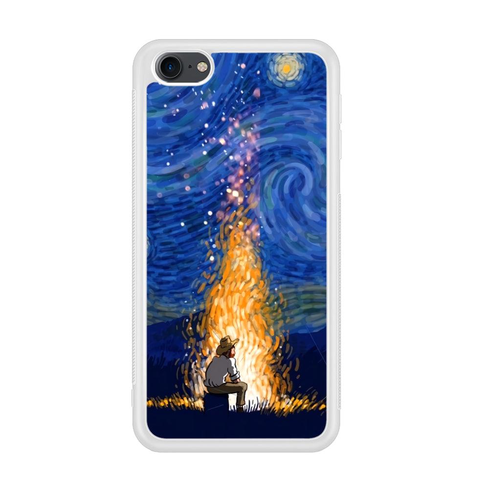 Van Gogh Ideas from Fire Flame iPod Touch 6 Case-Oxvistore