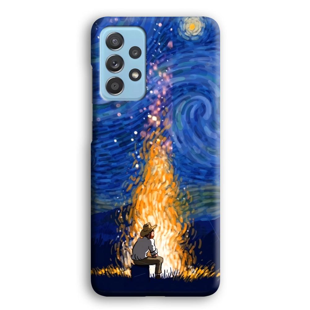 Van Gogh Ideas from Fire Flame Samsung Galaxy A52 Case-Oxvistore