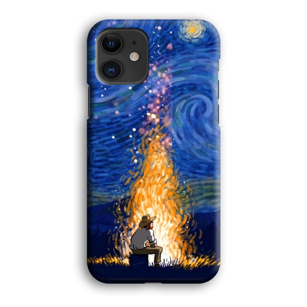 Van Gogh Ideas from Fire Flame iPhone 12 Case-Oxvistore