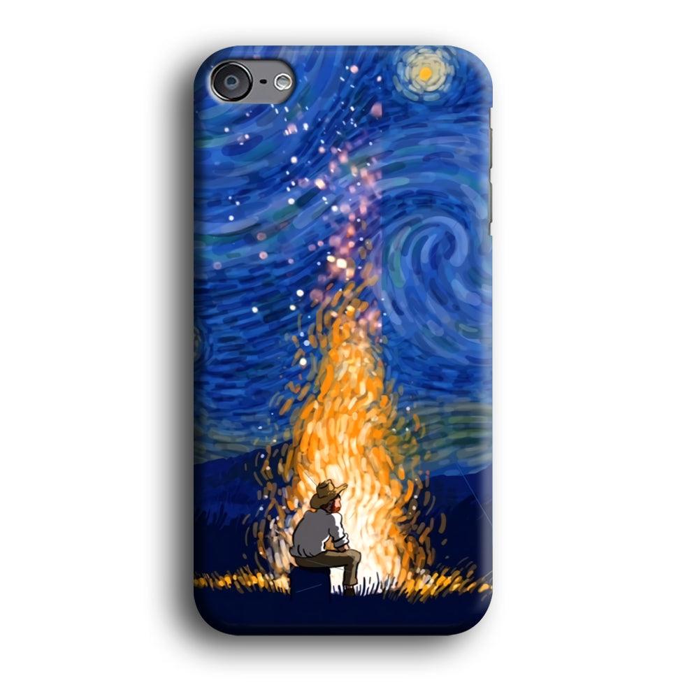 Van Gogh Ideas from Fire Flame iPod Touch 6 Case-Oxvistore