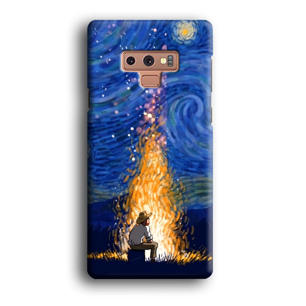 Van Gogh Ideas from Fire Flame Samsung Galaxy Note 9 Case-Oxvistore