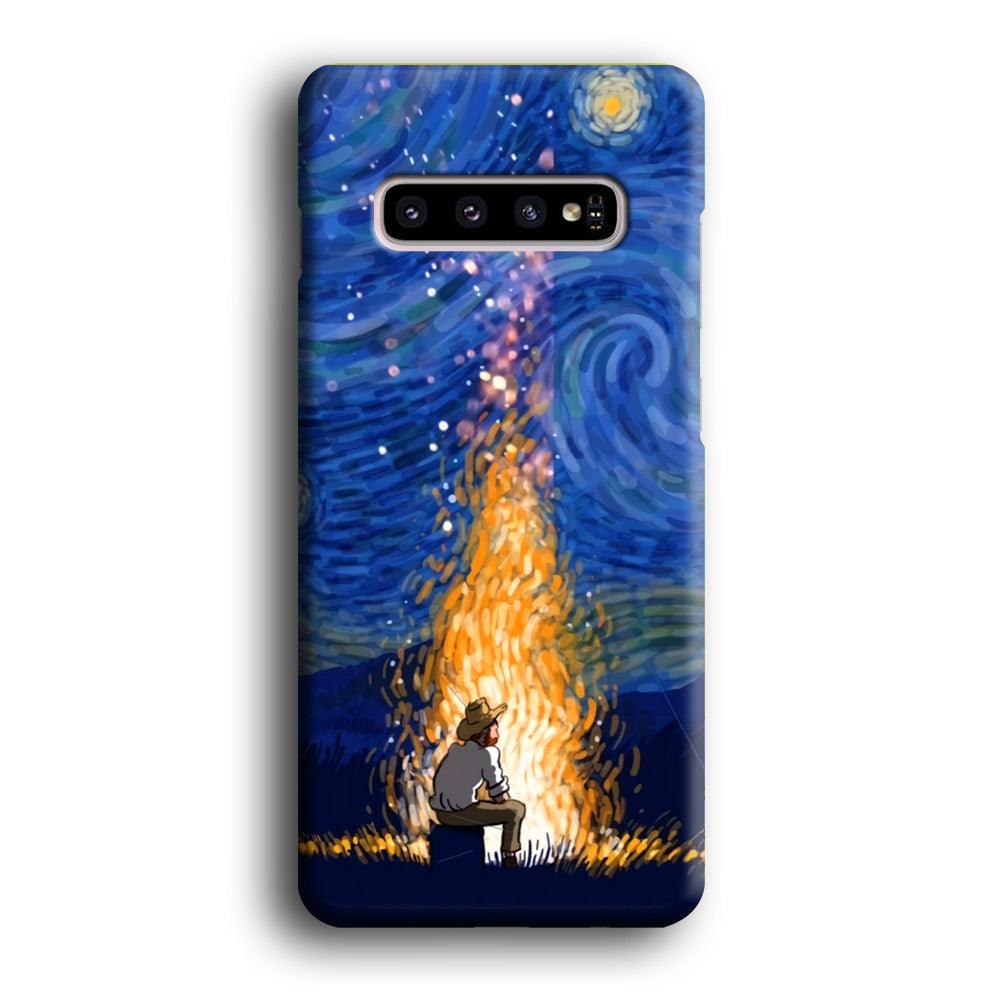 Van Gogh Ideas from Fire Flame Samsung Galaxy S10 Plus Case-Oxvistore