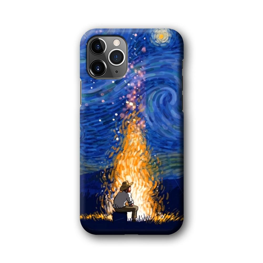 Van Gogh Ideas from Fire Flame iPhone 11 Pro Max Case-Oxvistore