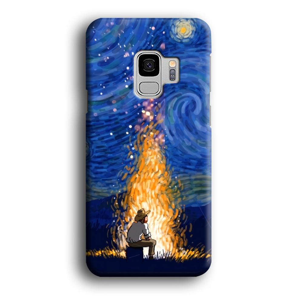 Van Gogh Ideas from Fire Flame Samsung Galaxy S9 Case-Oxvistore