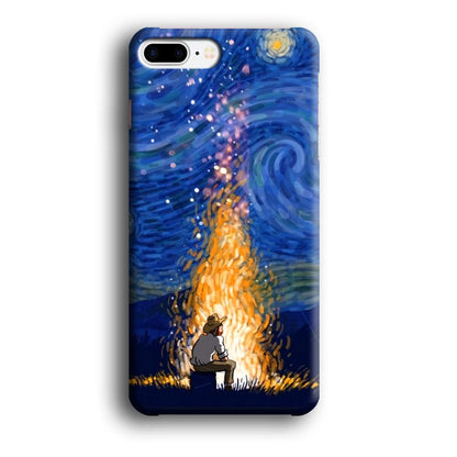 Van Gogh Ideas from Fire Flame iPhone 8 Plus Case-Oxvistore