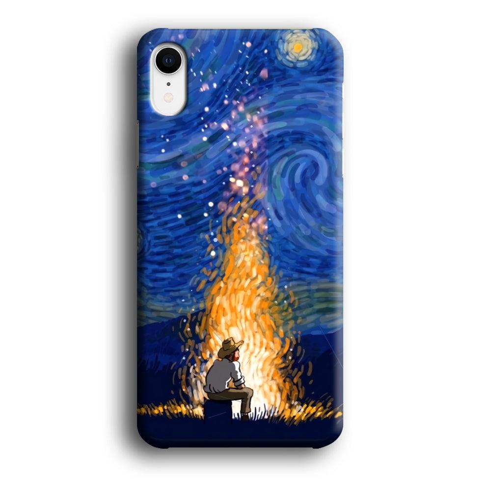 Van Gogh Ideas from Fire Flame iPhone XR Case-Oxvistore