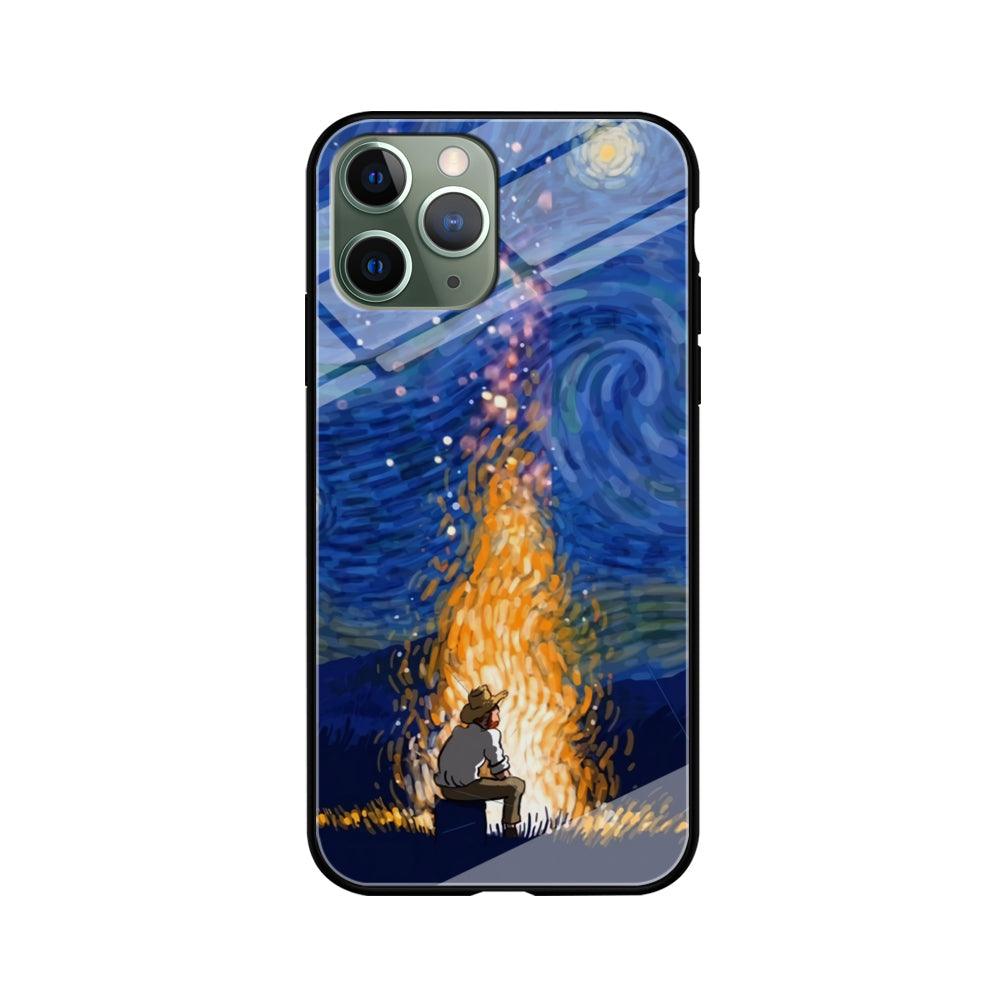 Van Gogh Ideas from Fire Flame iPhone 11 Pro Max Case-Oxvistore