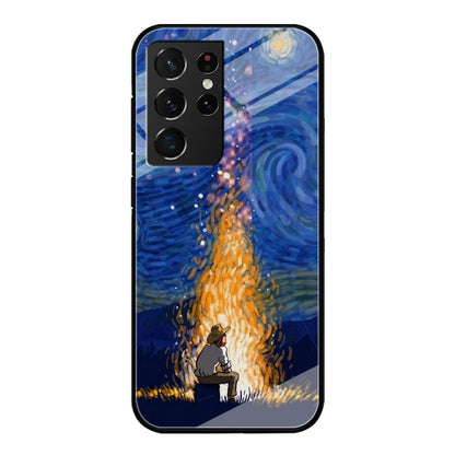 Van Gogh Ideas from Fire Flame Samsung Galaxy S21 Ultra Case-Oxvistore