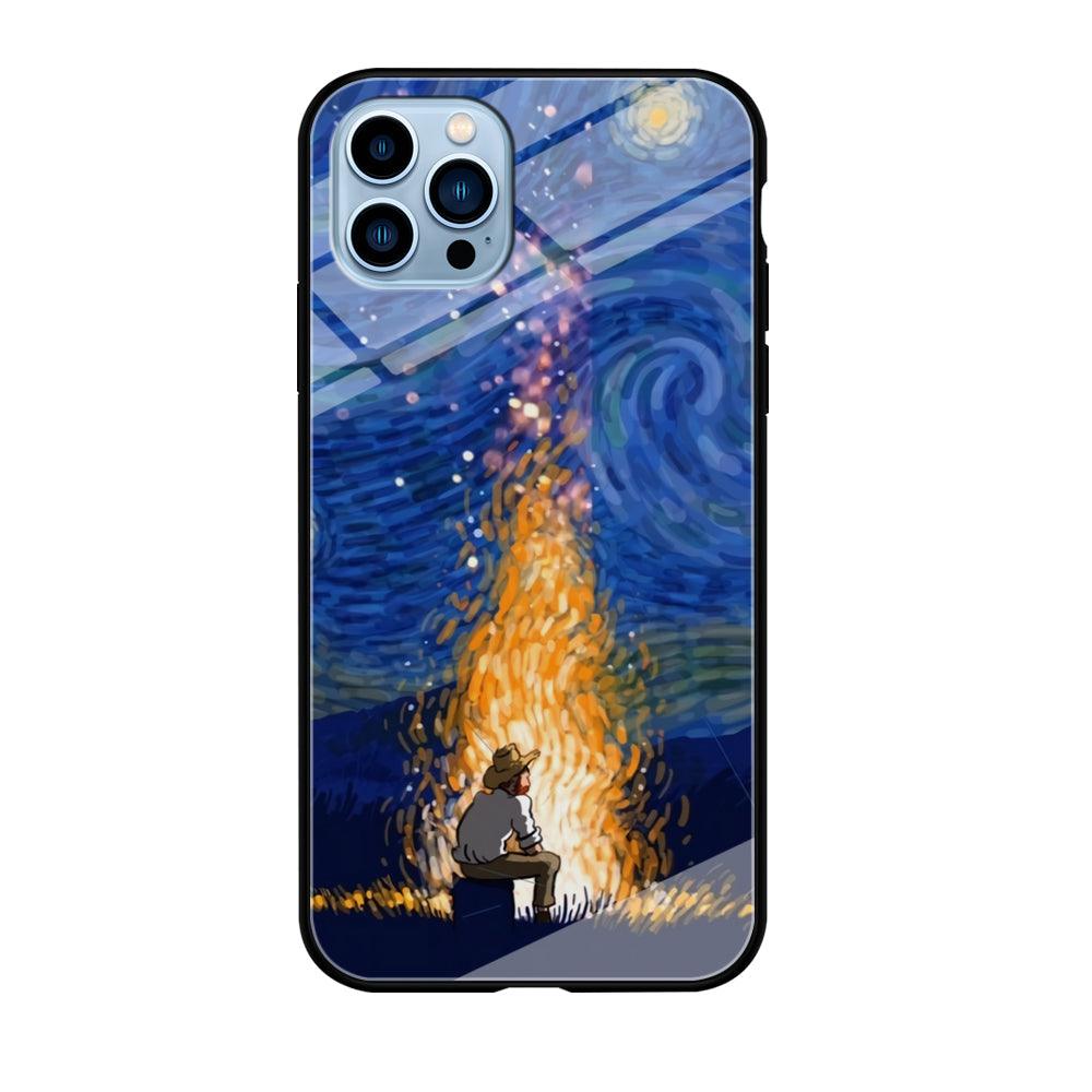 Van Gogh Ideas from Fire Flame iPhone 12 Pro Case-Oxvistore