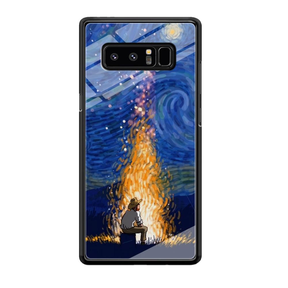 Van Gogh Ideas from Fire Flame Samsung Galaxy Note 8 Case-Oxvistore