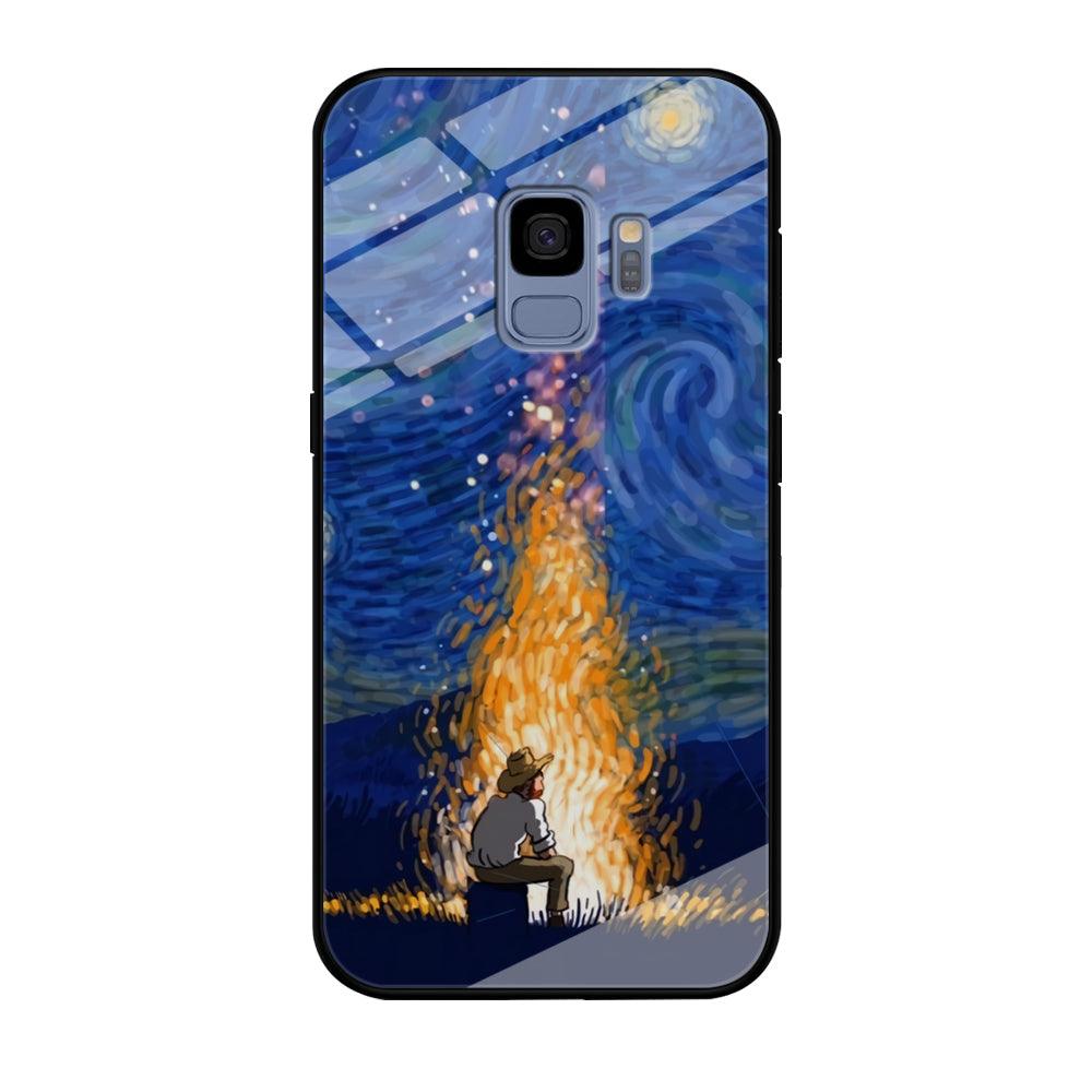 Van Gogh Ideas from Fire Flame Samsung Galaxy S9 Case-Oxvistore