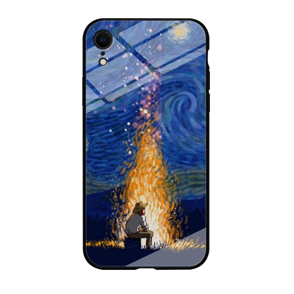 Van Gogh Ideas from Fire Flame iPhone XR Case-Oxvistore