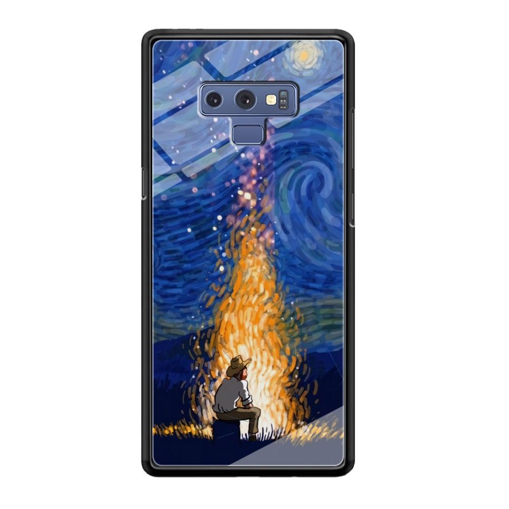 Van Gogh Ideas from Fire Flame Samsung Galaxy Note 9 Case-Oxvistore