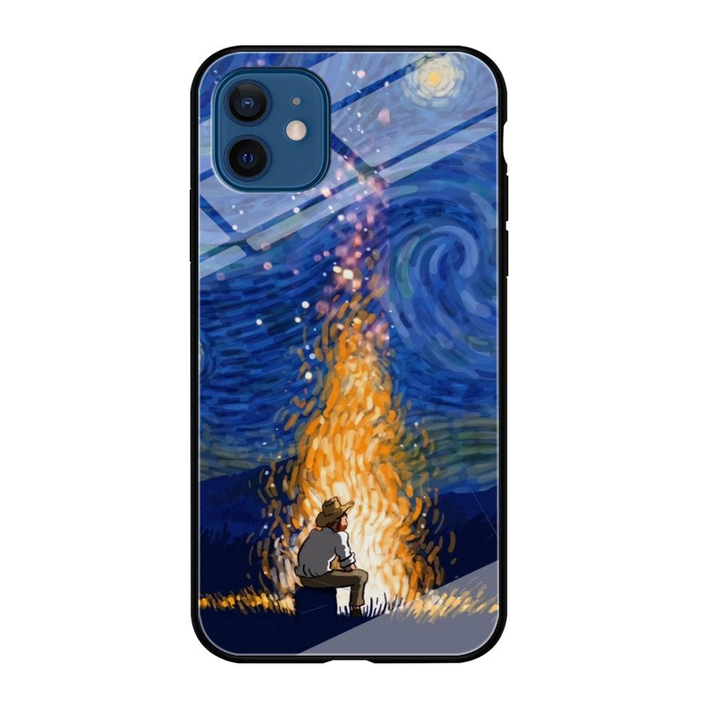 Van Gogh Ideas from Fire Flame iPhone 12 Case-Oxvistore