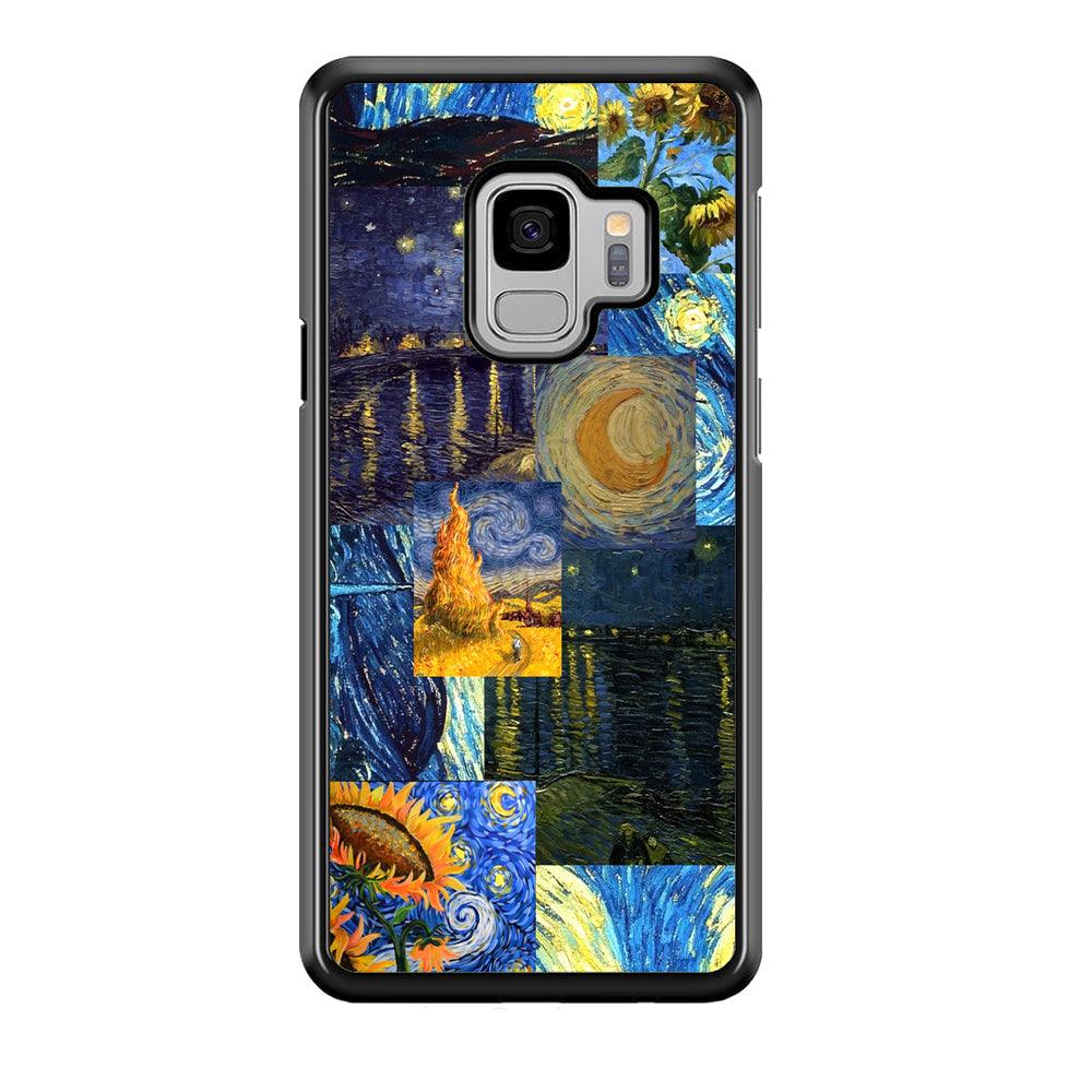 Van Gogh Millions of Stories Samsung Galaxy S9 Case-Rubber Black (2D Case)-Oxvistore