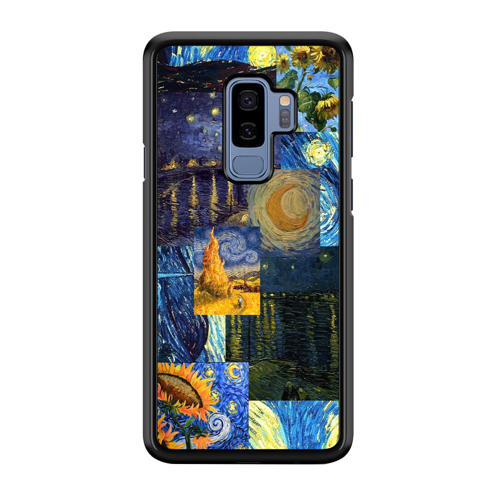 Van Gogh Millions of Stories Samsung Galaxy S9 Plus Case-Rubber Black (2D Case)-Oxvistore