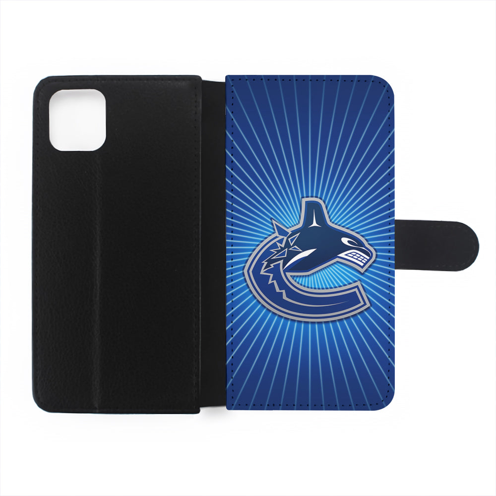 Vancouver Canucks Logo Flip Wallet Phone Case