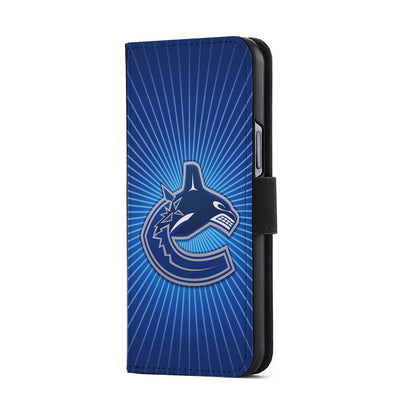 Vancouver Canucks Logo Flip Wallet Phone Case