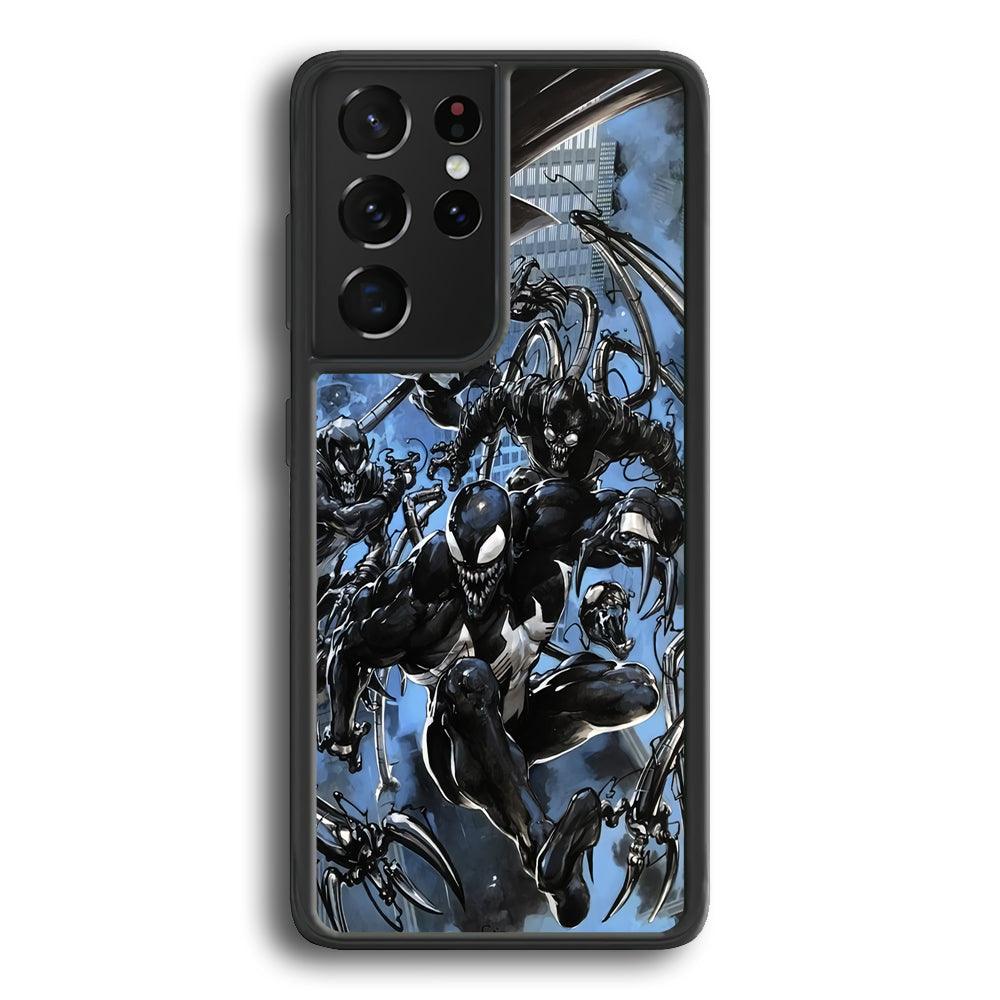 Venom Moving Together Samsung Galaxy S21 Ultra Case-Oxvistore