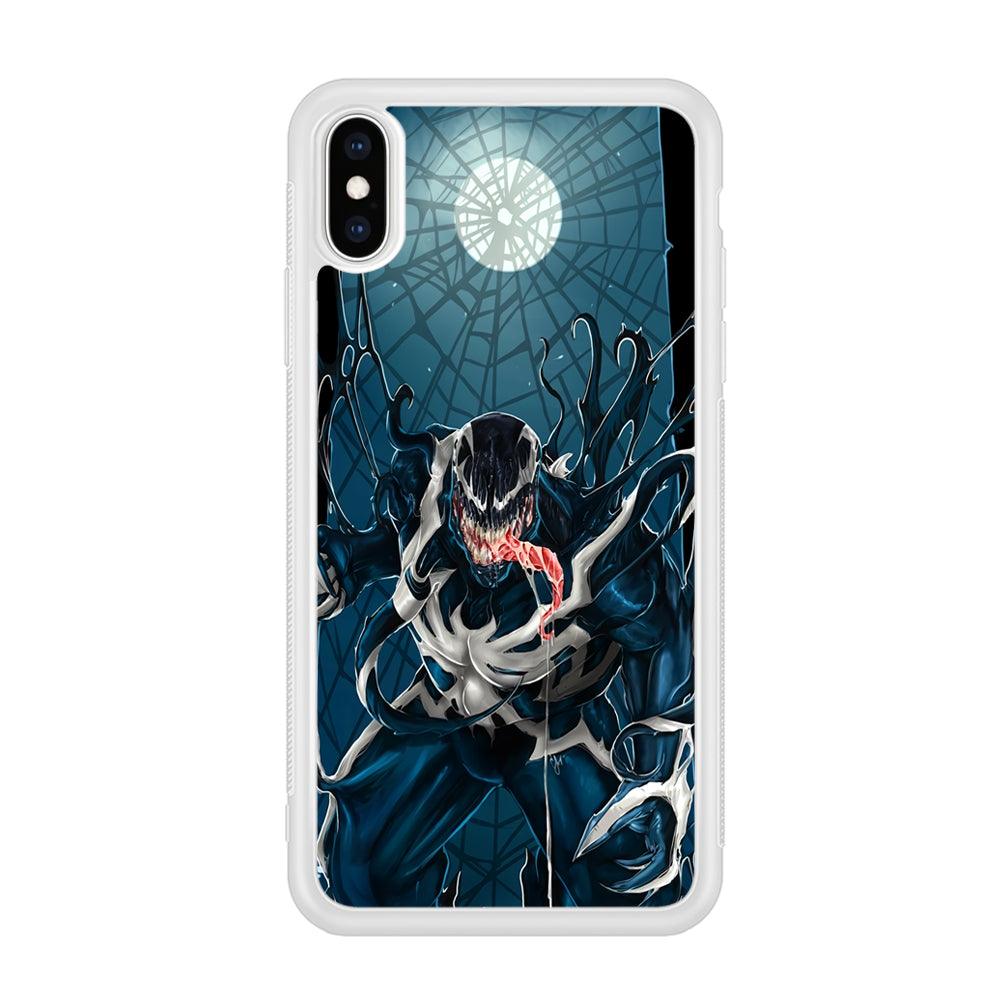 Venom Power from The Moon iPhone X Case-Oxvistore