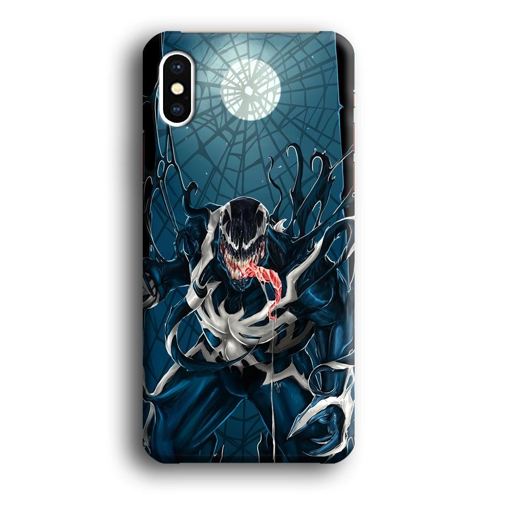 Venom Power from The Moon iPhone X Case-Oxvistore