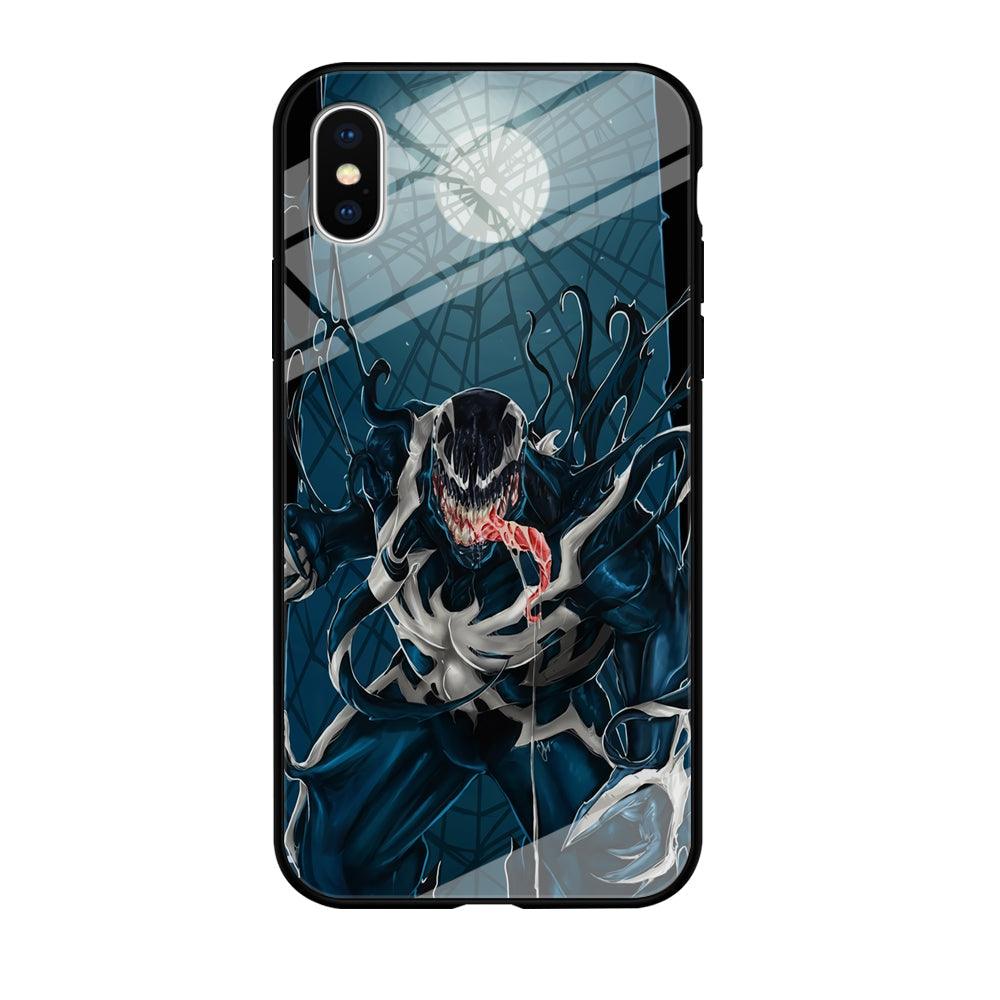 Venom Power from The Moon iPhone X Case-Oxvistore