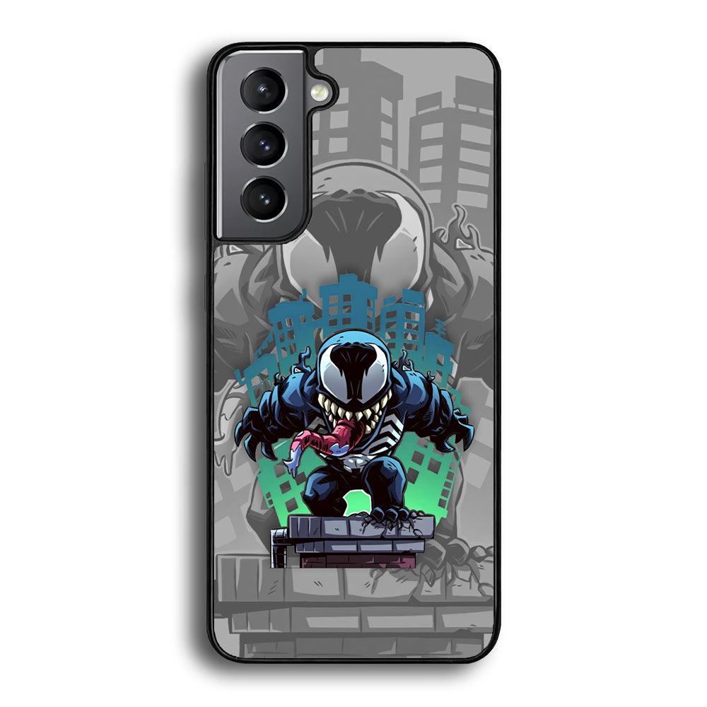 Venom Statue for The Town Samsung Galaxy S21 Plus Case-Oxvistore