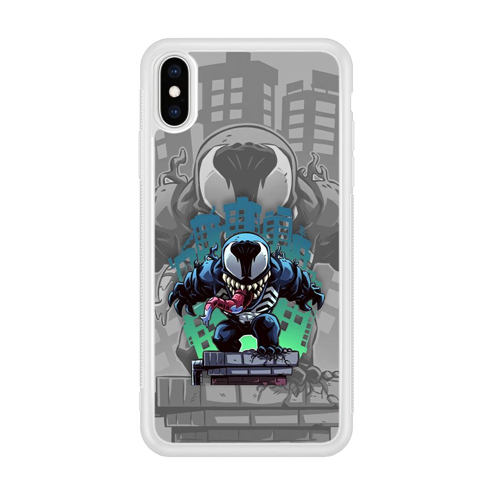 Venom Statue for The Town iPhone X Case-Oxvistore