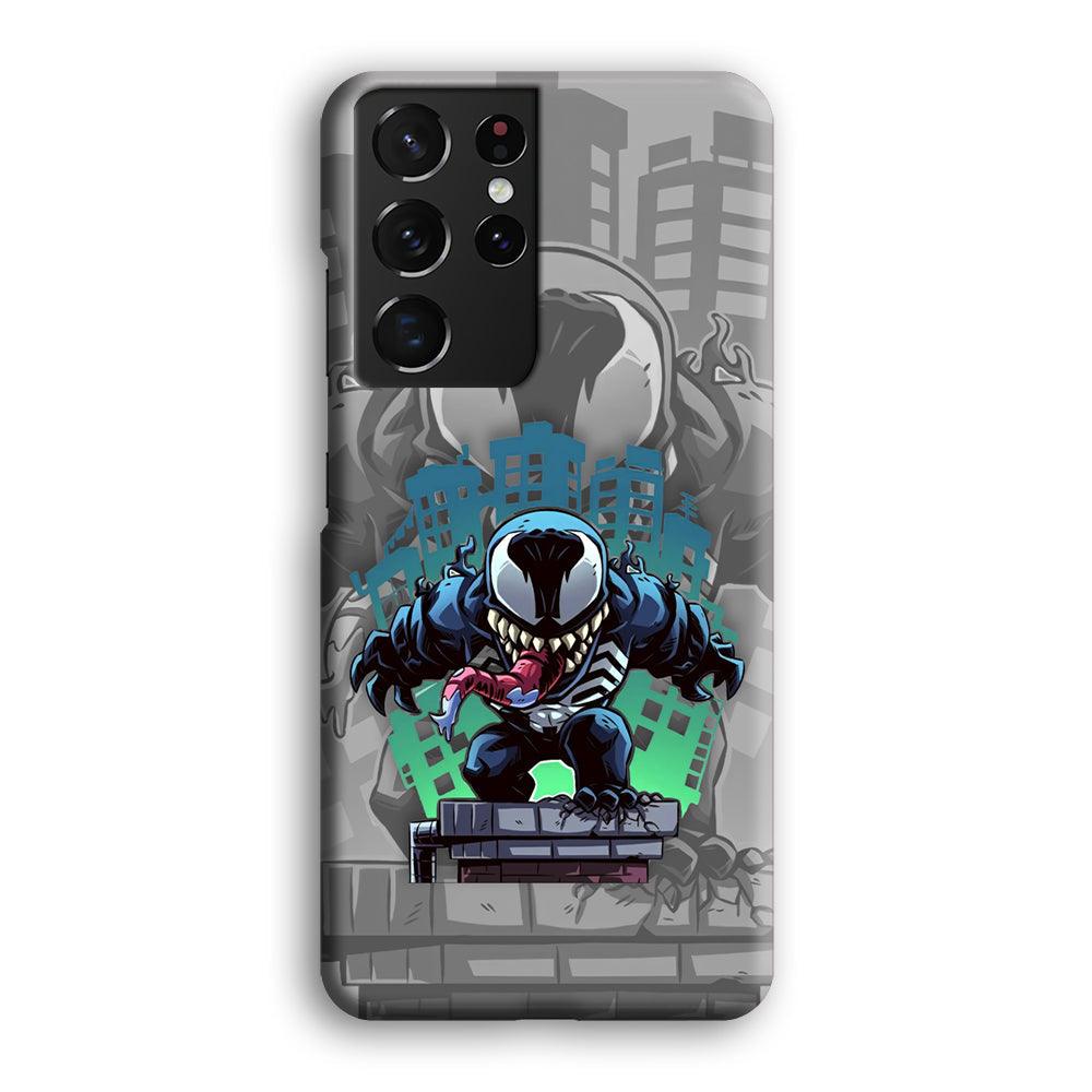 Venom Statue for The Town Samsung Galaxy S21 Ultra Case-Oxvistore