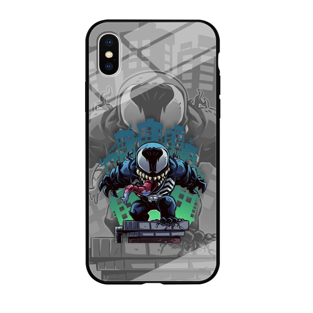 Venom Statue for The Town iPhone Xs Max Case-Oxvistore