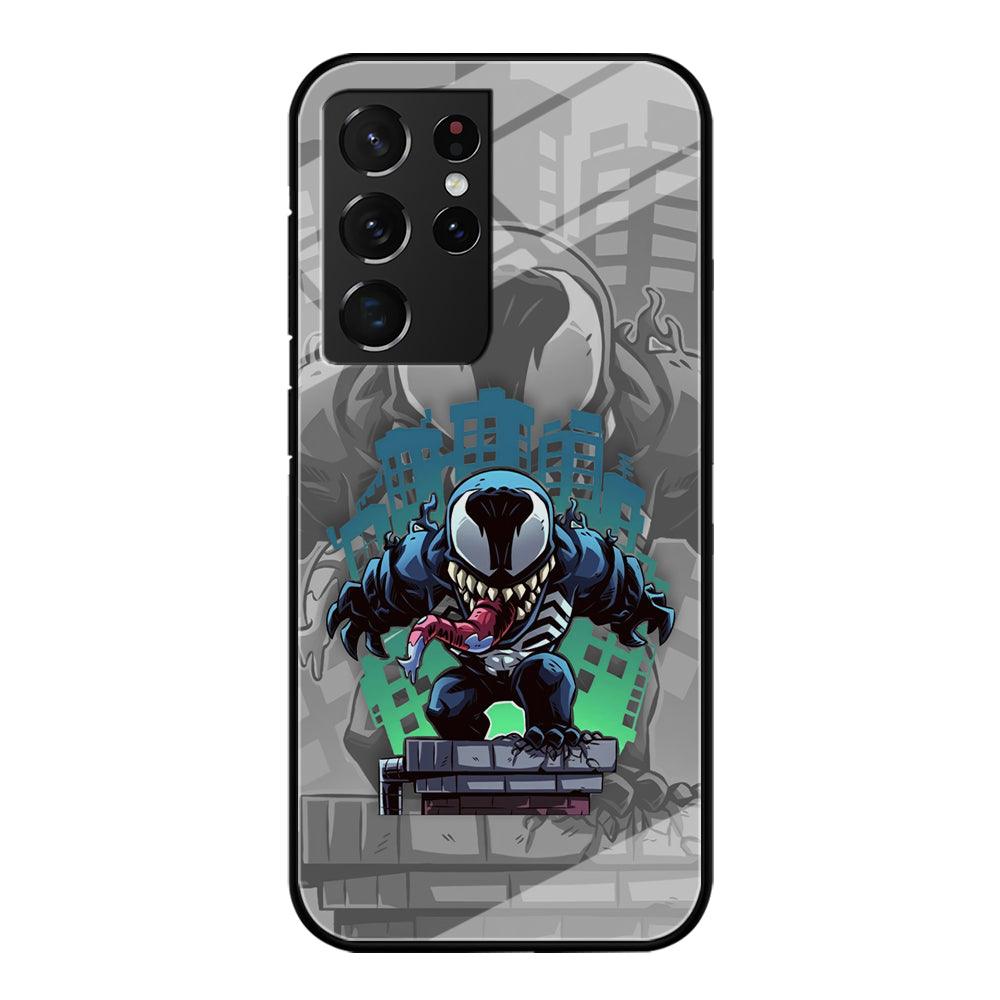 Venom Statue for The Town Samsung Galaxy S21 Ultra Case-Oxvistore