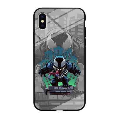 Venom Statue for The Town iPhone X Case-Oxvistore