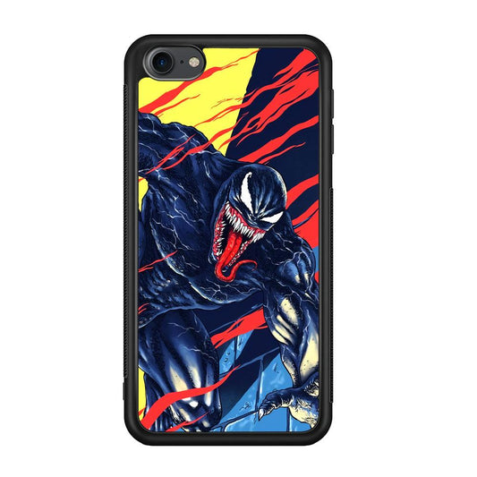 Venom The Extraordinary iPod Touch 6 Case-Rubber Black (2D Case)-Oxvistore