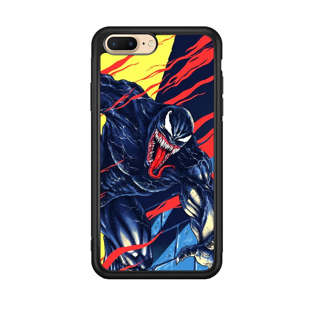 Venom The Extraordinary iPhone 7 Plus Case-Rubber Black (2D Case)-Oxvistore